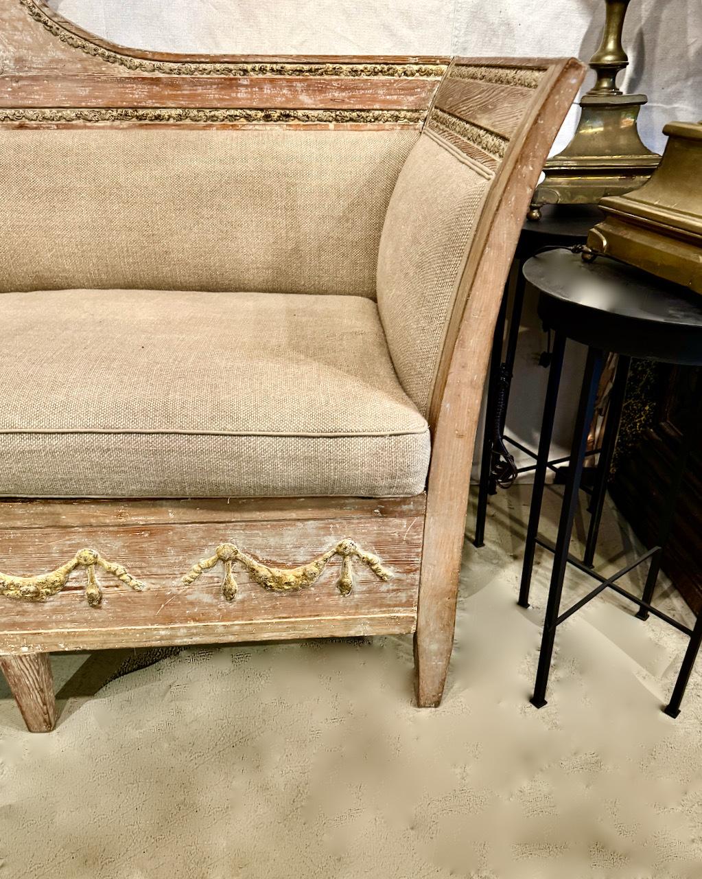 Gustavianisches Sofa, frühes 19. Jahrhundert im Zustand „Gut“ im Angebot in Pasadena, CA