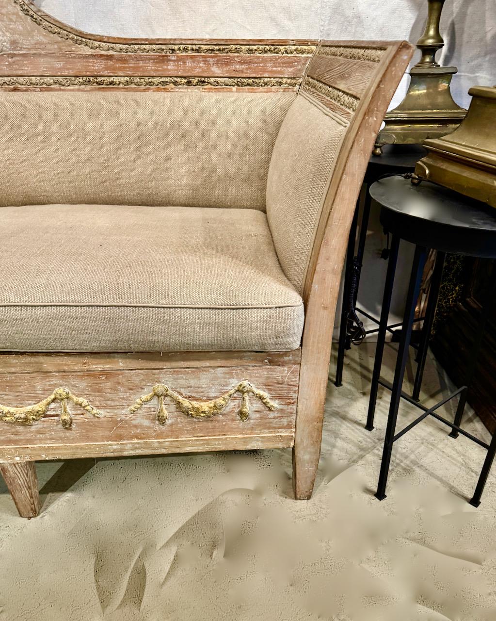 Swedish Gustavian Sofa, Early 19th Century For Sale