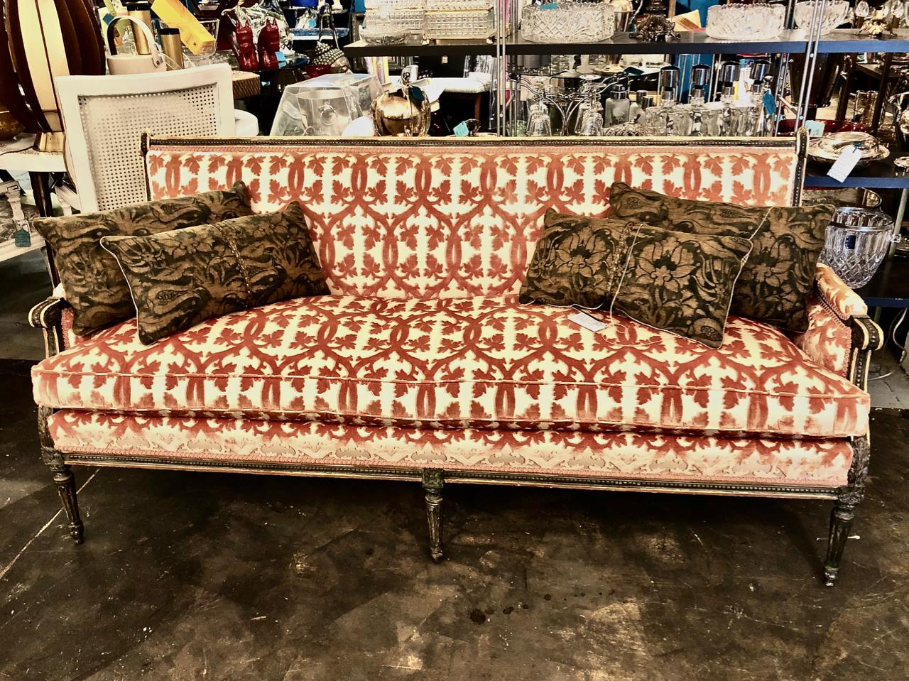 Neoclassical Swedish Gustavian Sofa