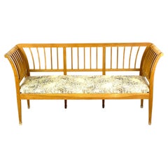 Gustavian Sofa in Oak from Around the 1840s
