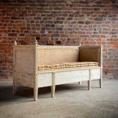 Gustavian Sofa in Original Paint Swedish, circa 1790