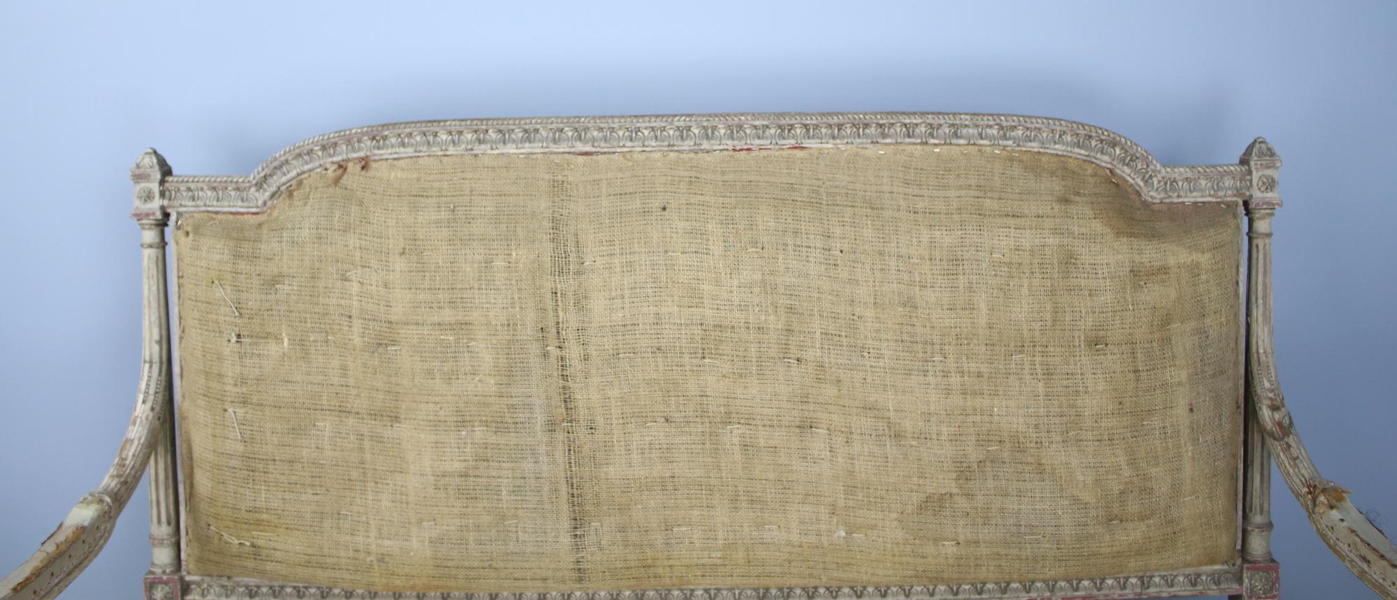 horse hair couch antique