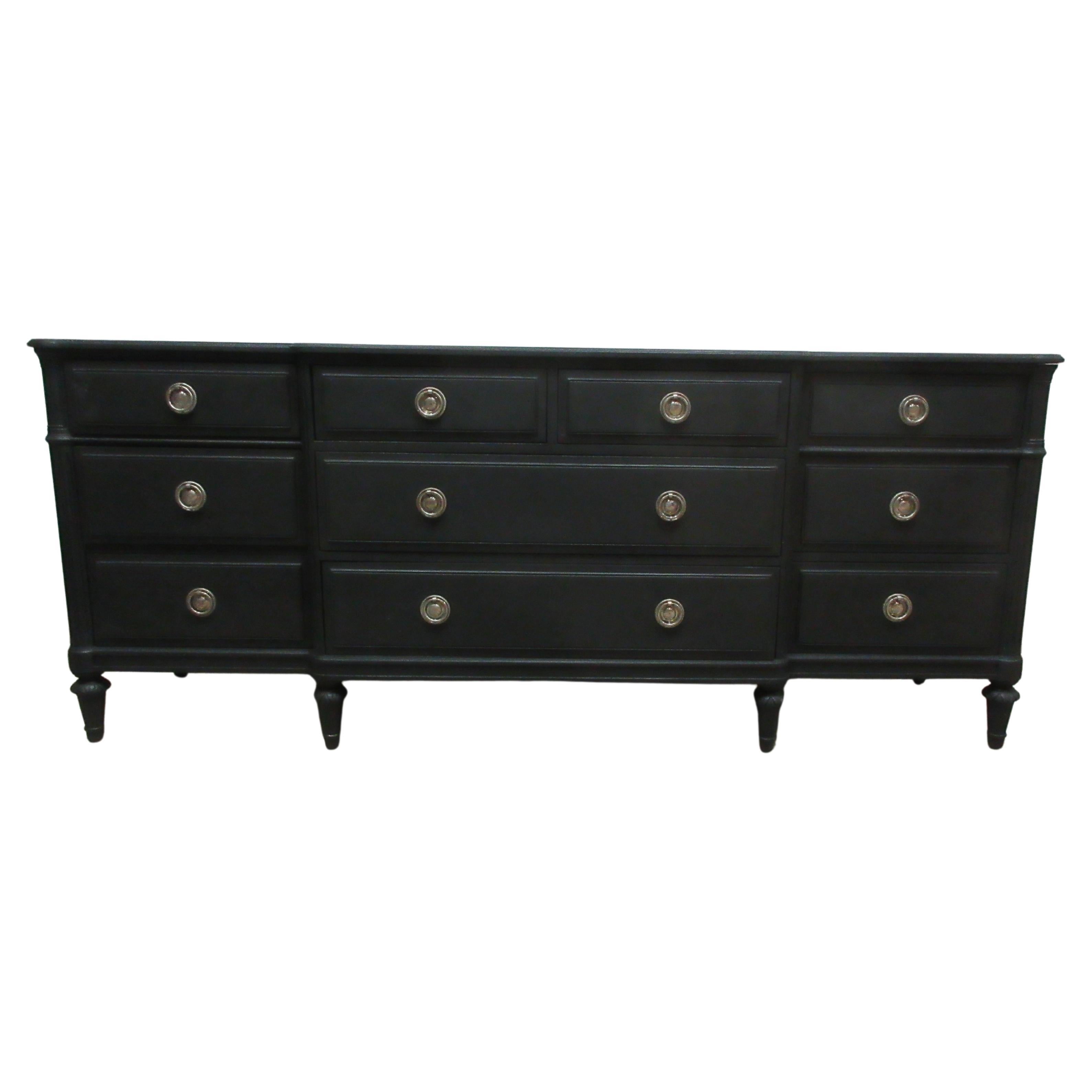 Gustavian Style 10 Drawer Dresser