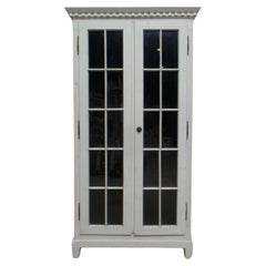 Gustavian Style 2 Door Display Cabinet / Vitrine