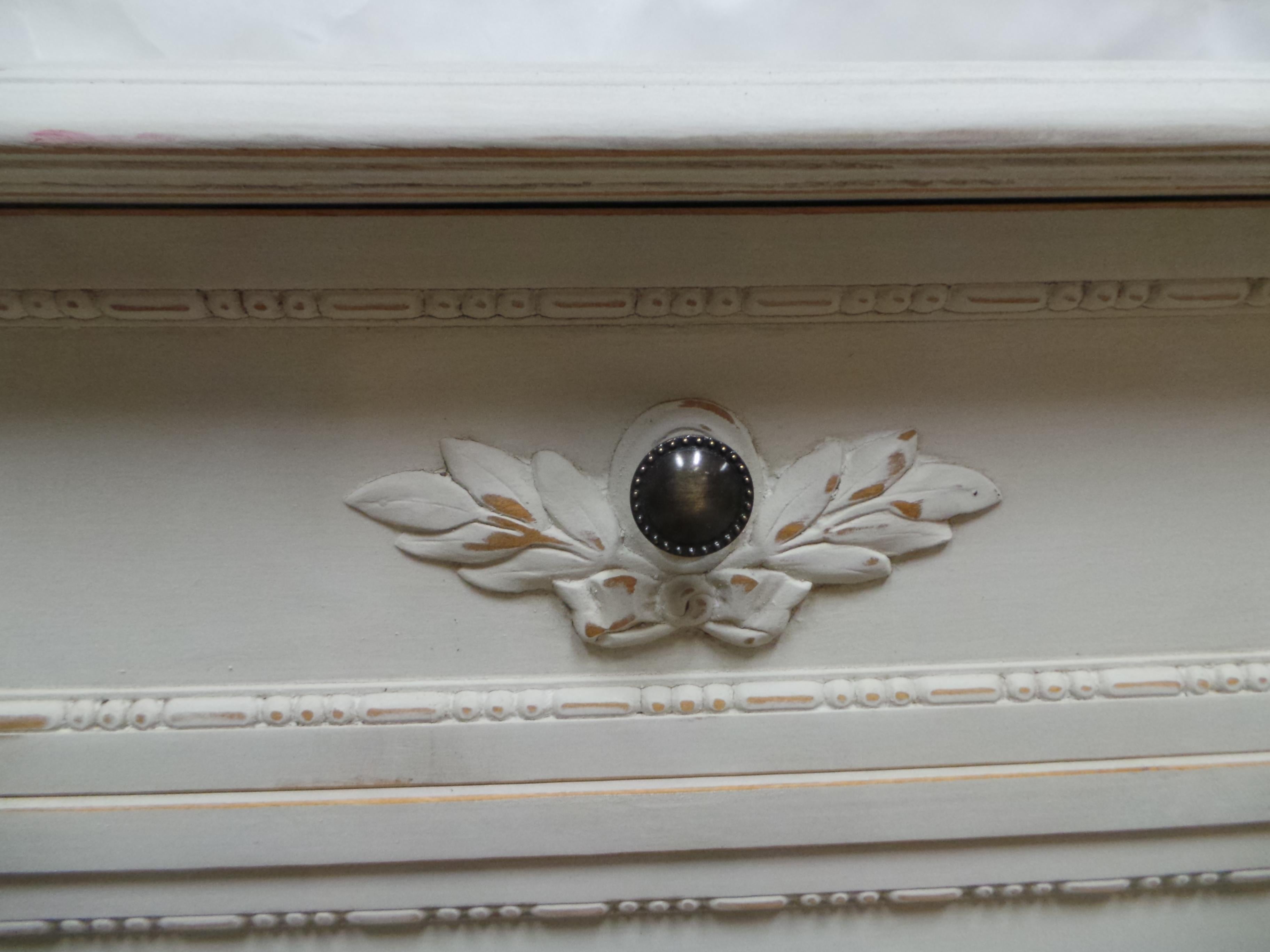 Gustavian Style 3 Drawer Chest For Sale 6