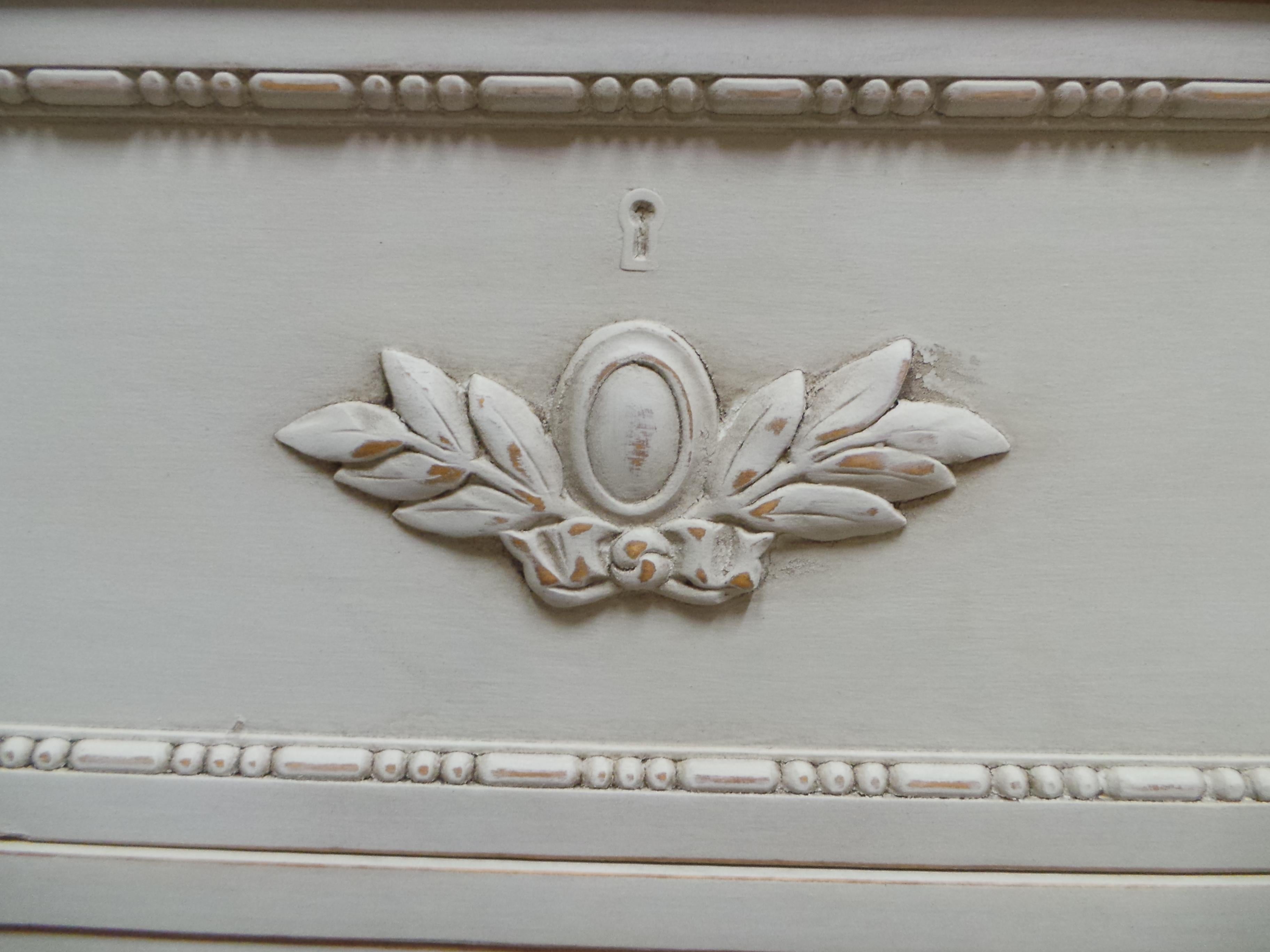 Gustavian Style 3 Drawer Chest For Sale 8