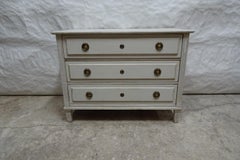 Gustavian Style Three Drawer Chest of Drawers