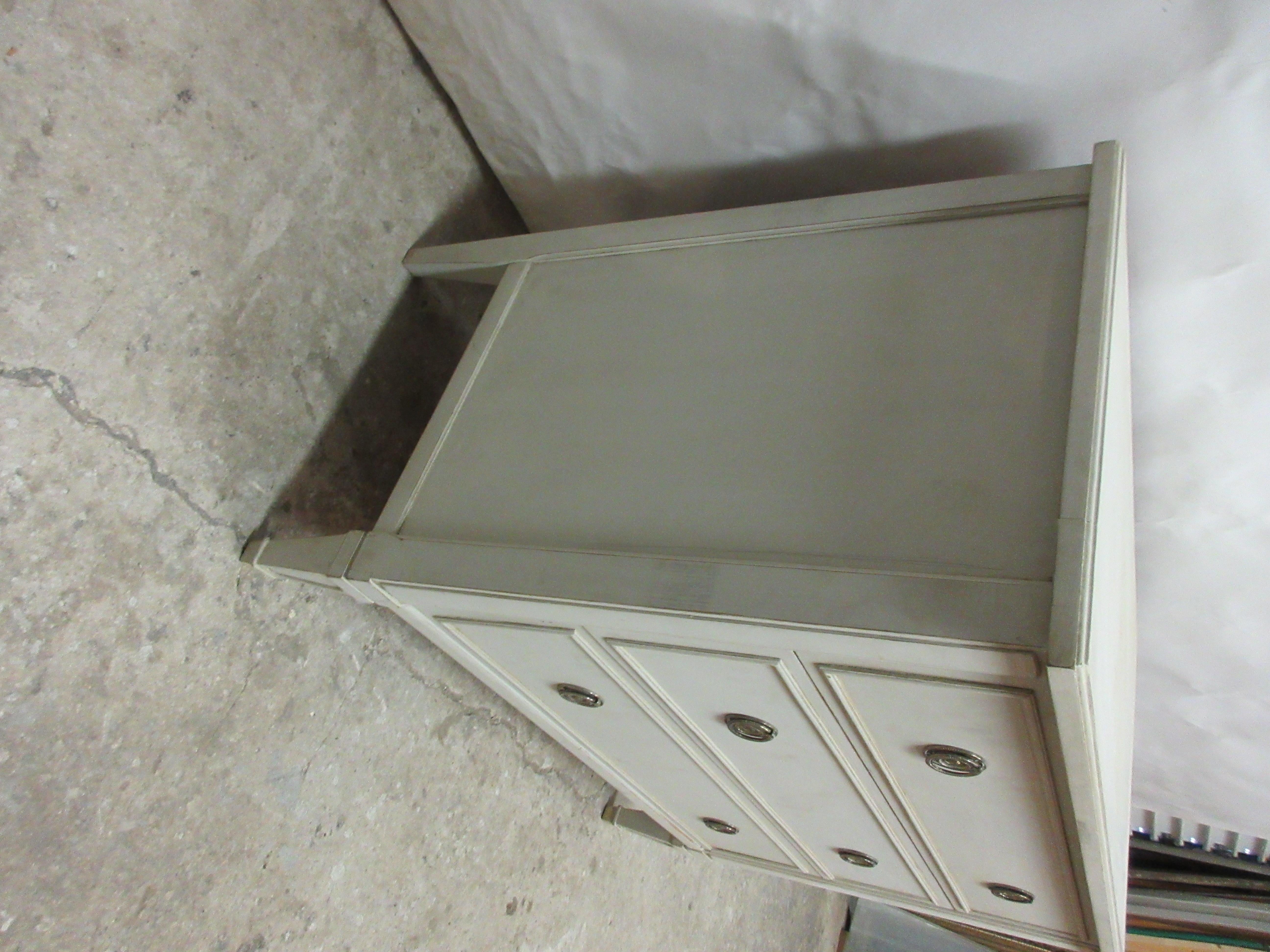 Gustavian Style 3 Drawer Chest For Sale 1