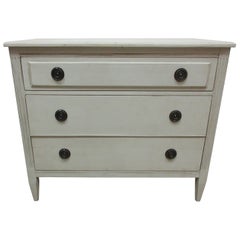 Antique Gustavian Style 3 Drawer Chest