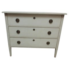 Antique Gustavian Style 3 Drawer Chest