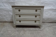Gustavian Style 3 Drawer Chest Of Drawers