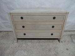 Gustavian Style 3 Drawer Chest Of Drawers