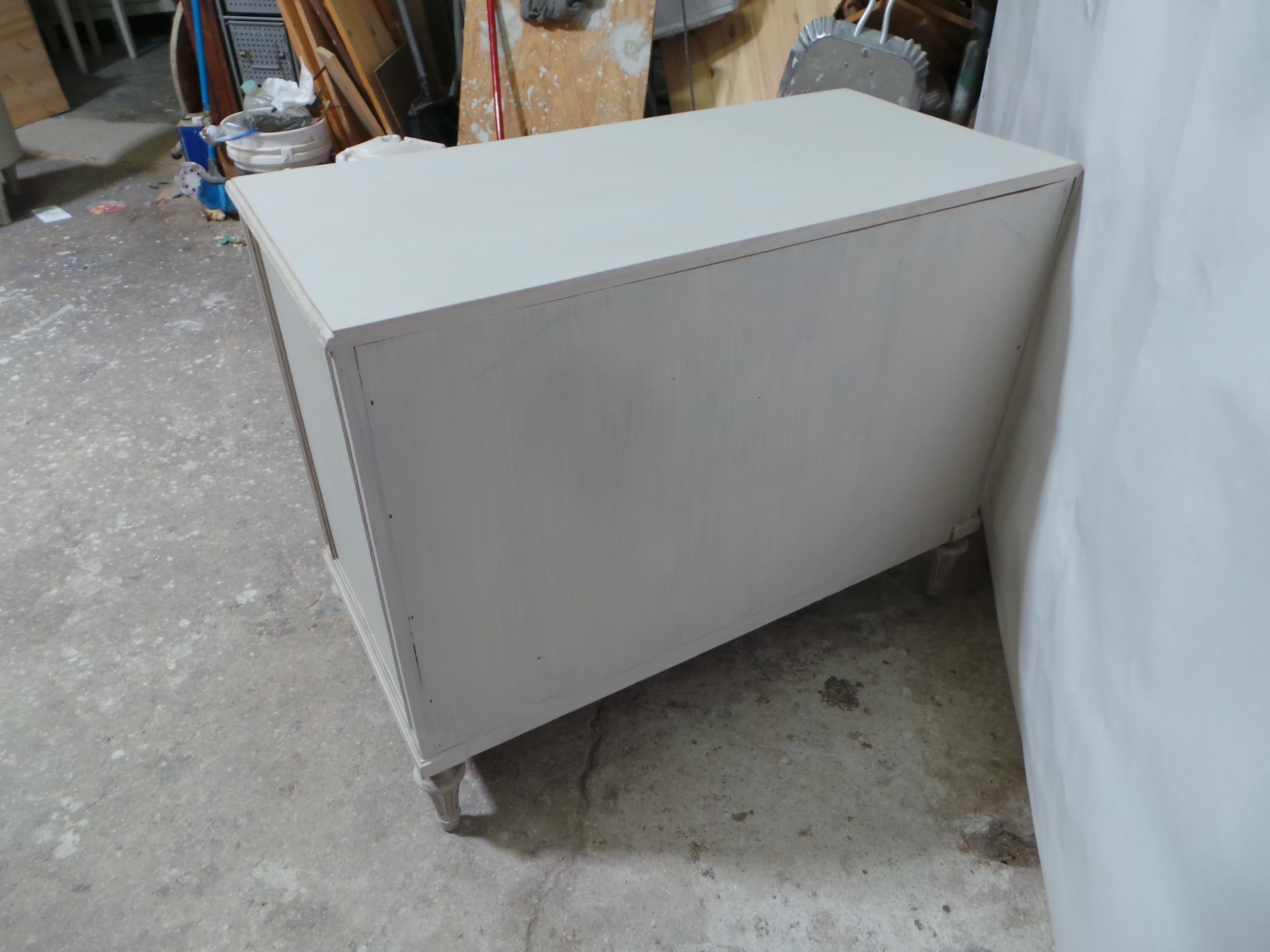 Gustavian Style 3 Drawer Chest Of Drawers For Sale 3
