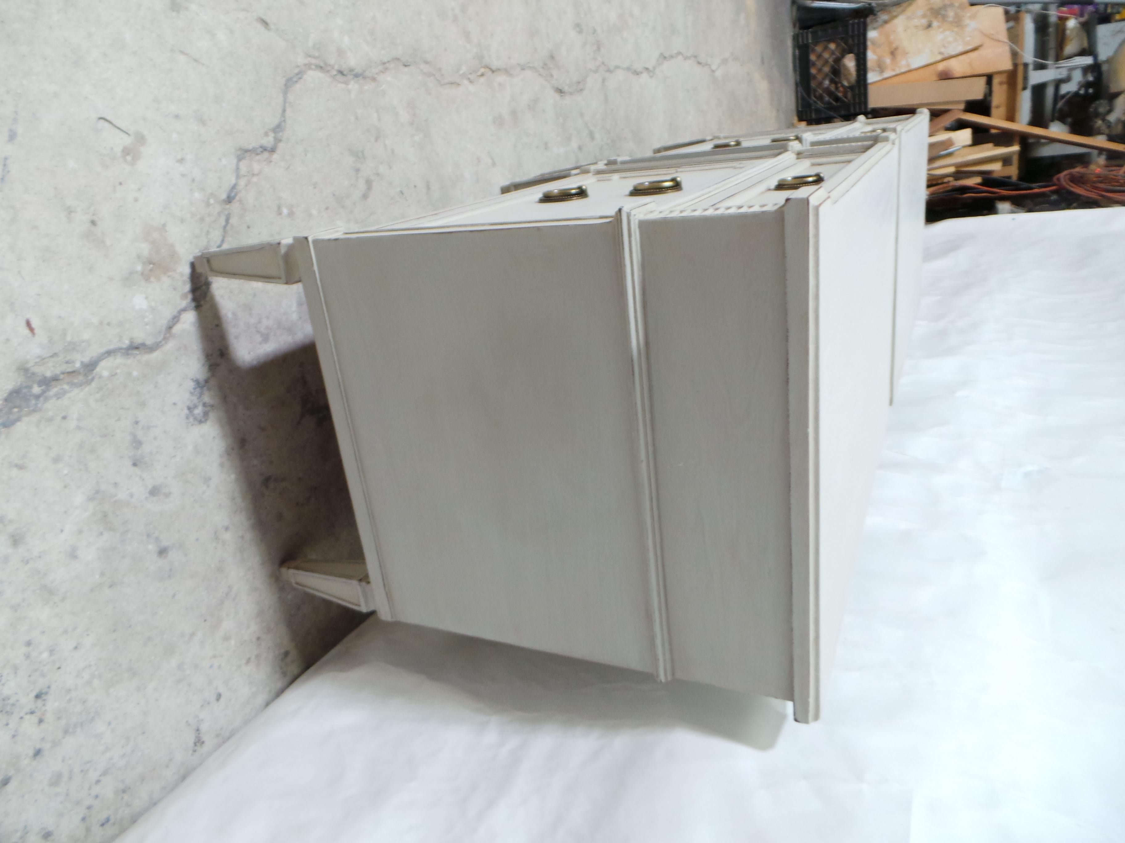 Wood Gustavian Style 3 Drawer Nightstands For Sale