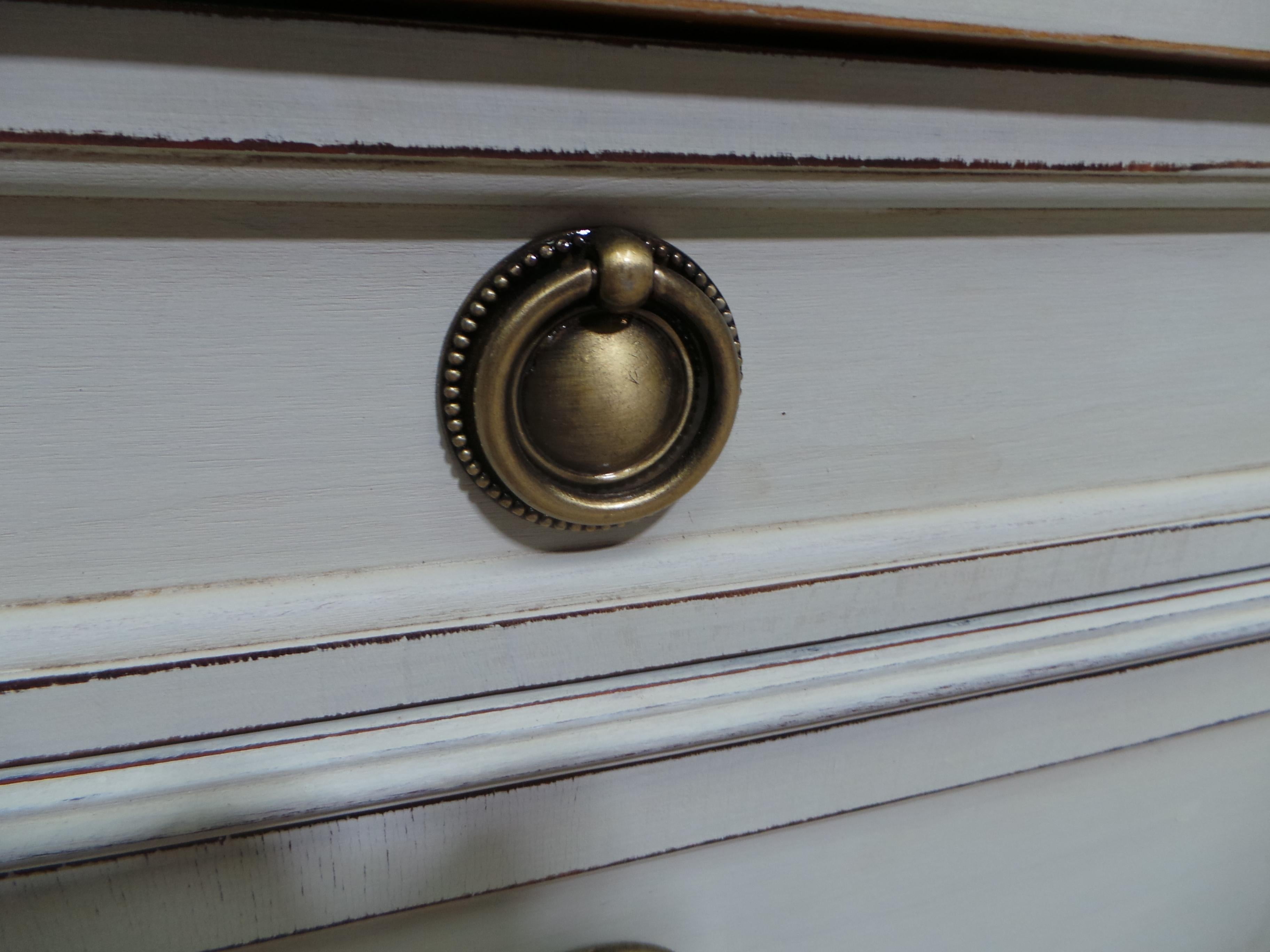 Gustavian Style 3 Drawer Nightstands For Sale 2