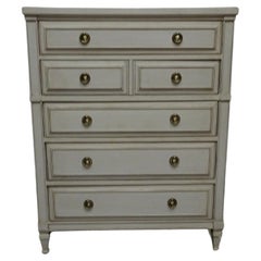 Gustavian Style 5 Drawer Chest of Drawers