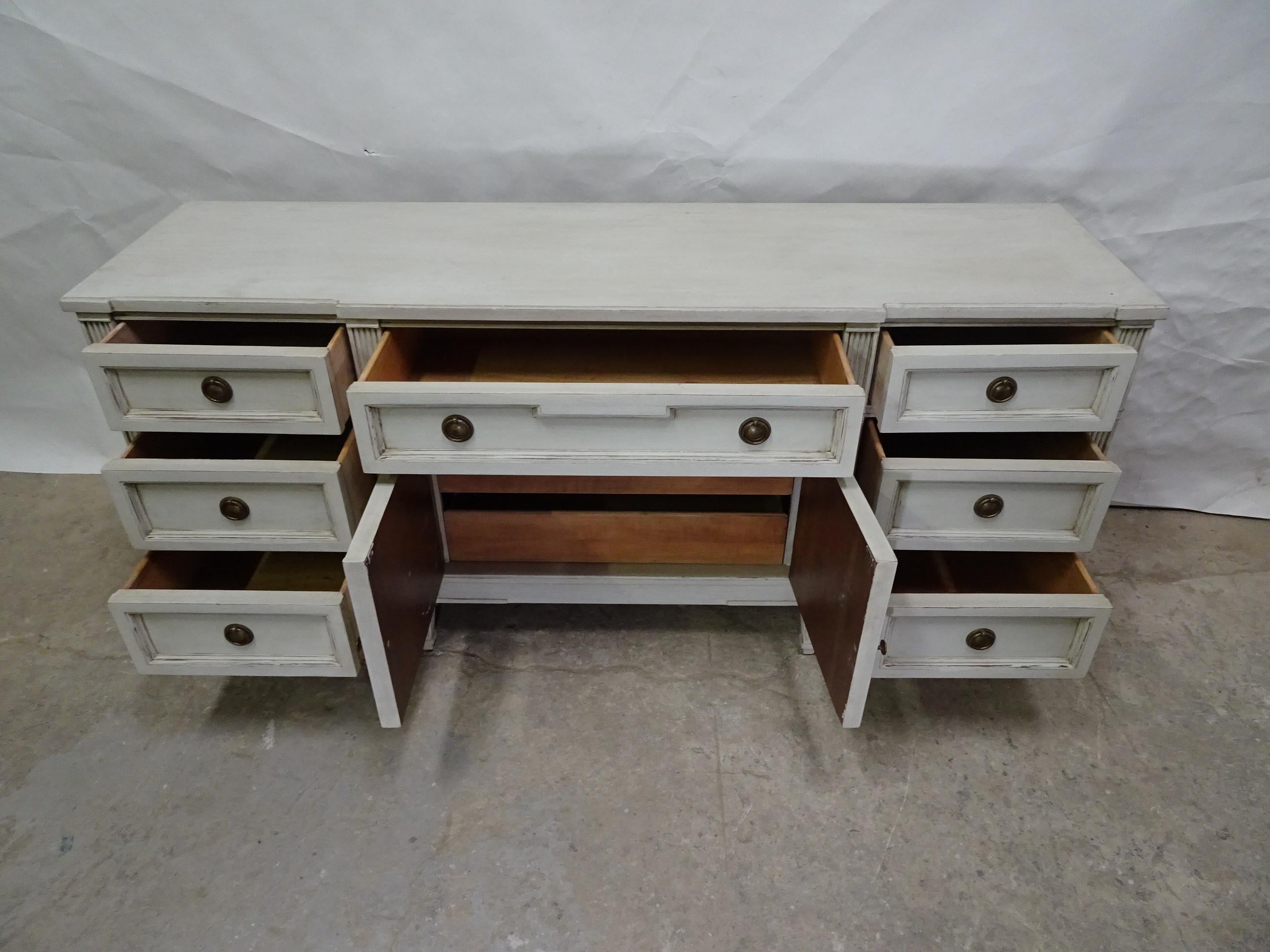 Swedish Gustavian Style 7-Drawer Dresser