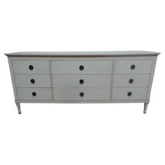 Gustavian Style 9 Drawer Dresser