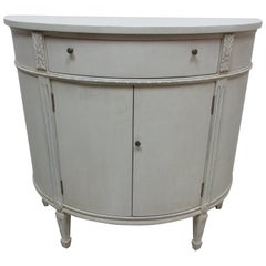 Gustavian Style Barrel Console