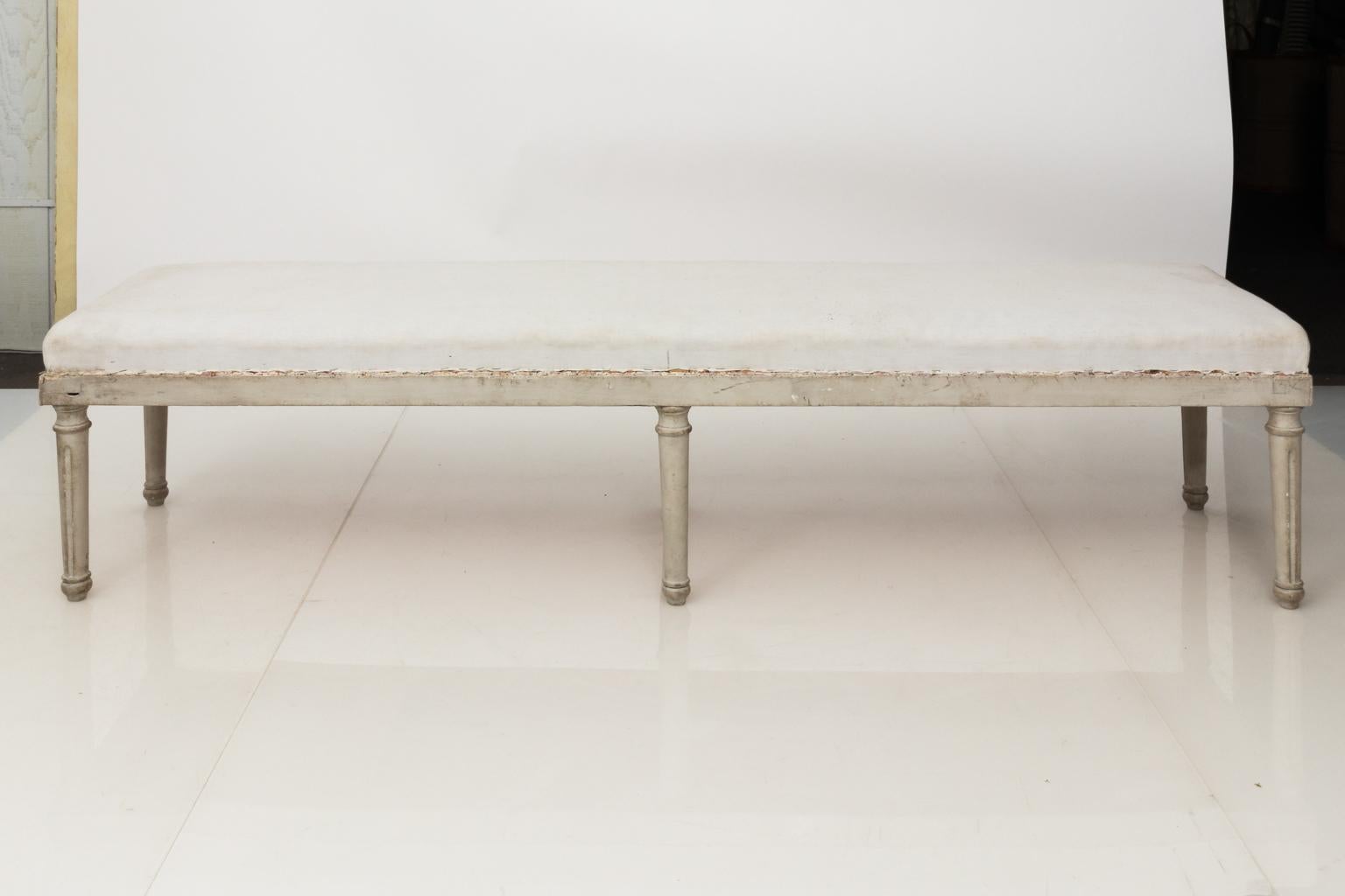 Gustavian Style Bench For Sale 10