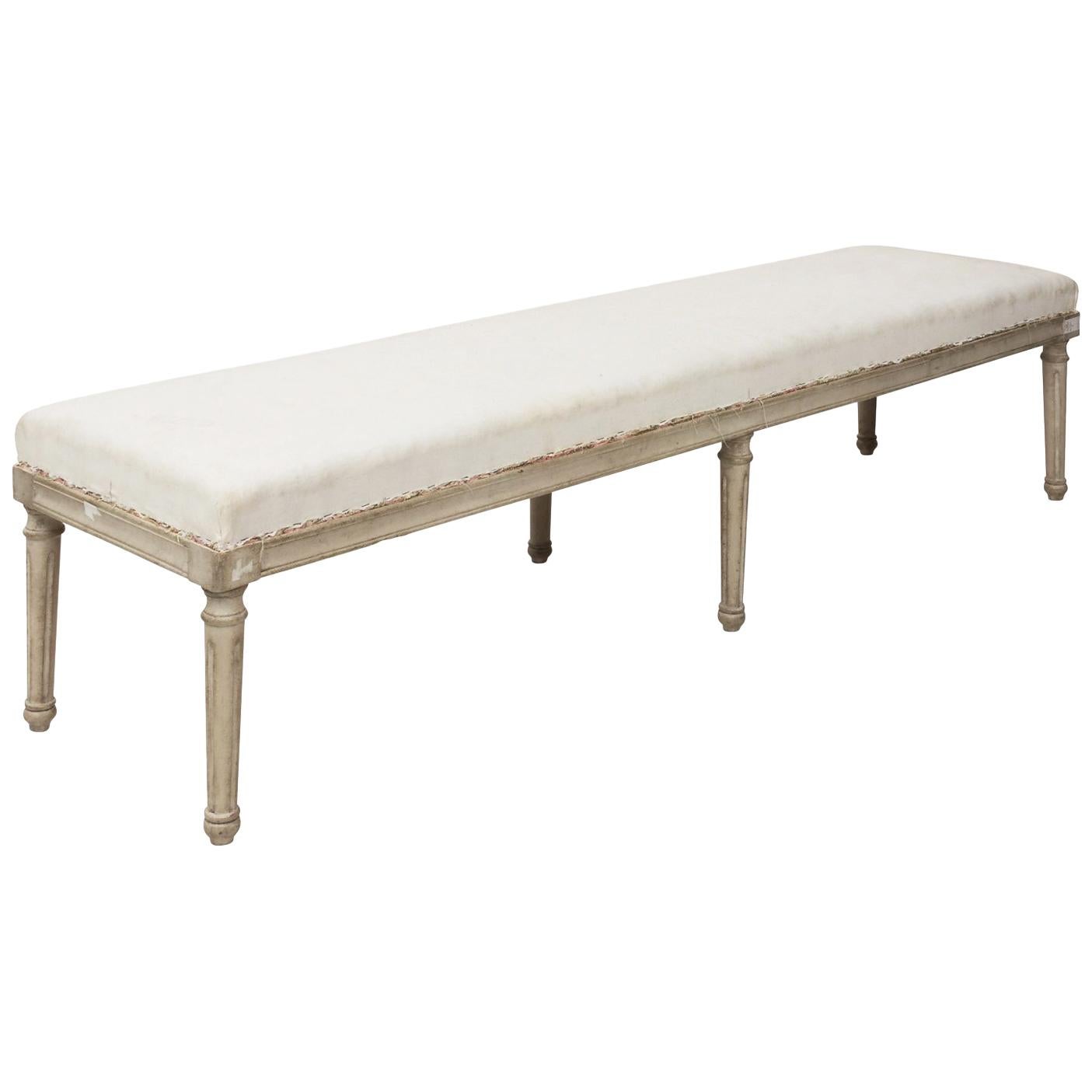 Gustavian Style Bench For Sale