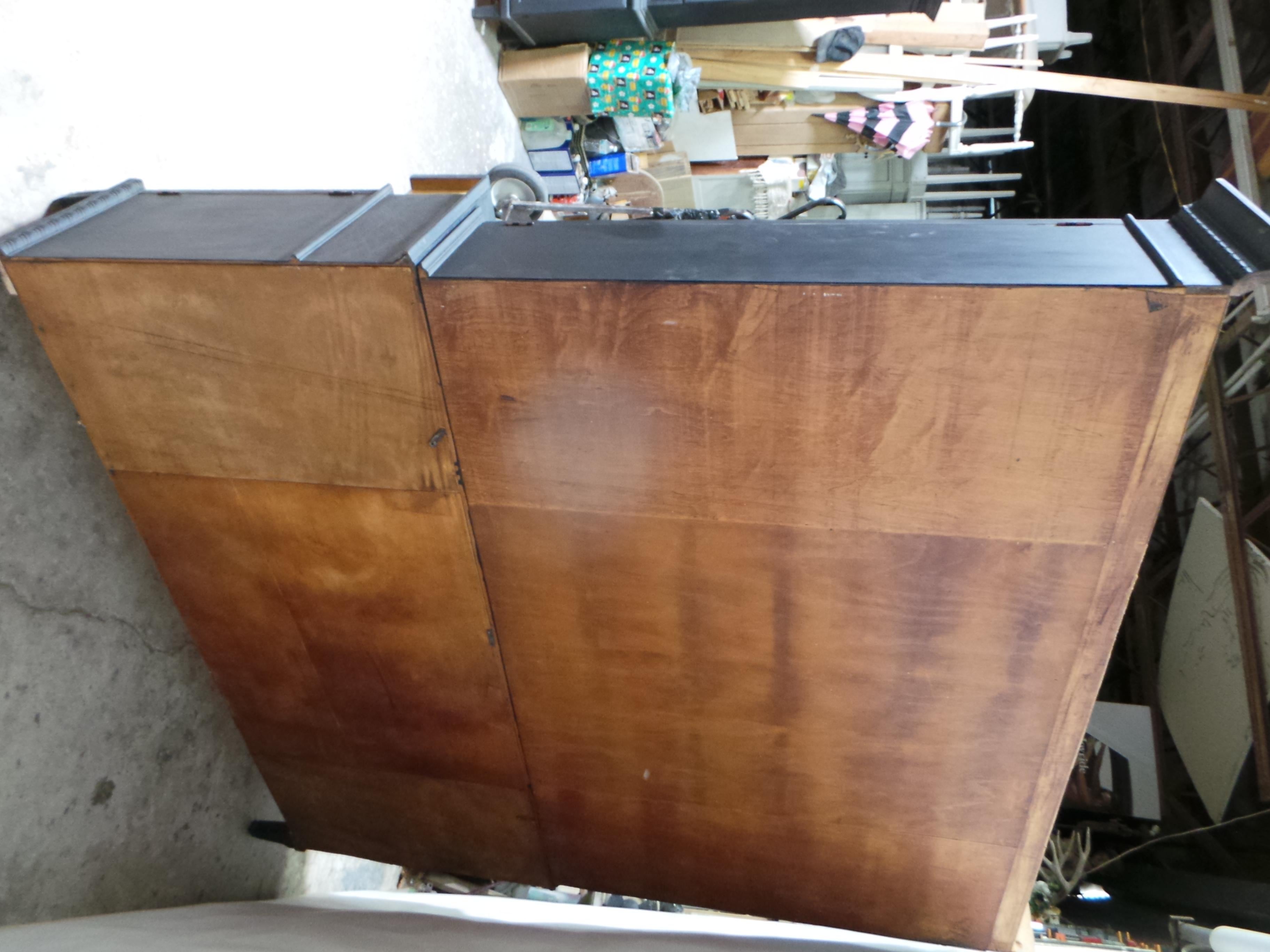 Vetrina con ante in vetro nero in stile gustaviano in vendita 8