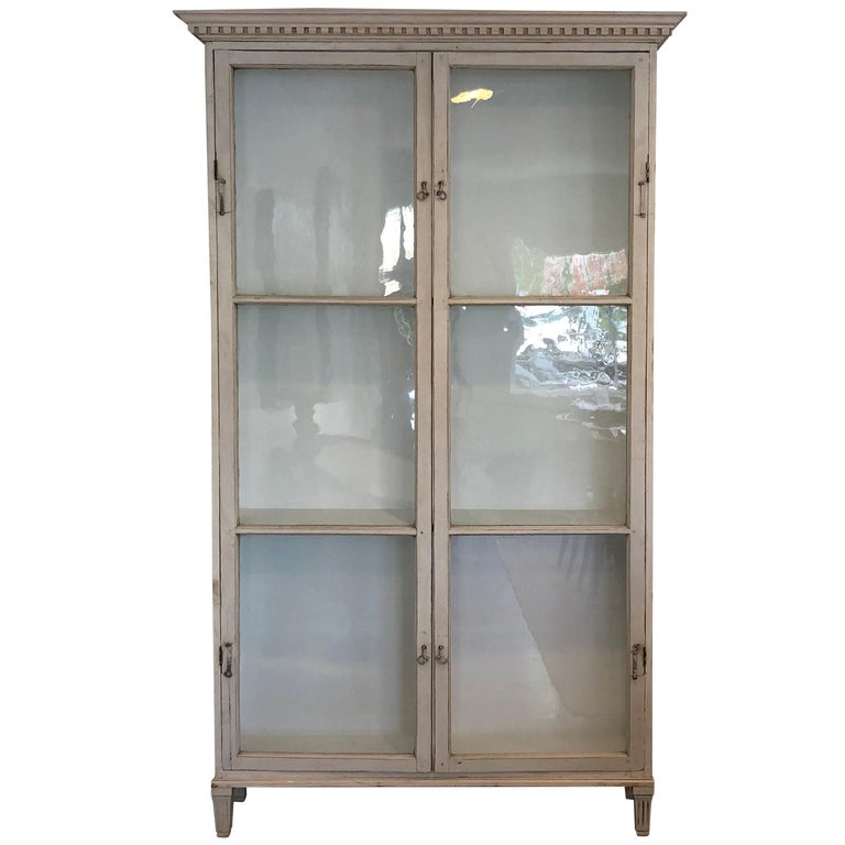 Gustavian Style Cabinet With Antique Glass Doors For Sale At 1stdibs Gustavian Style Cabinet with Antique Glass Doors For Sale - Gustavian Style Cabinet With Antique Glass Doors For Sale At 1stdibs