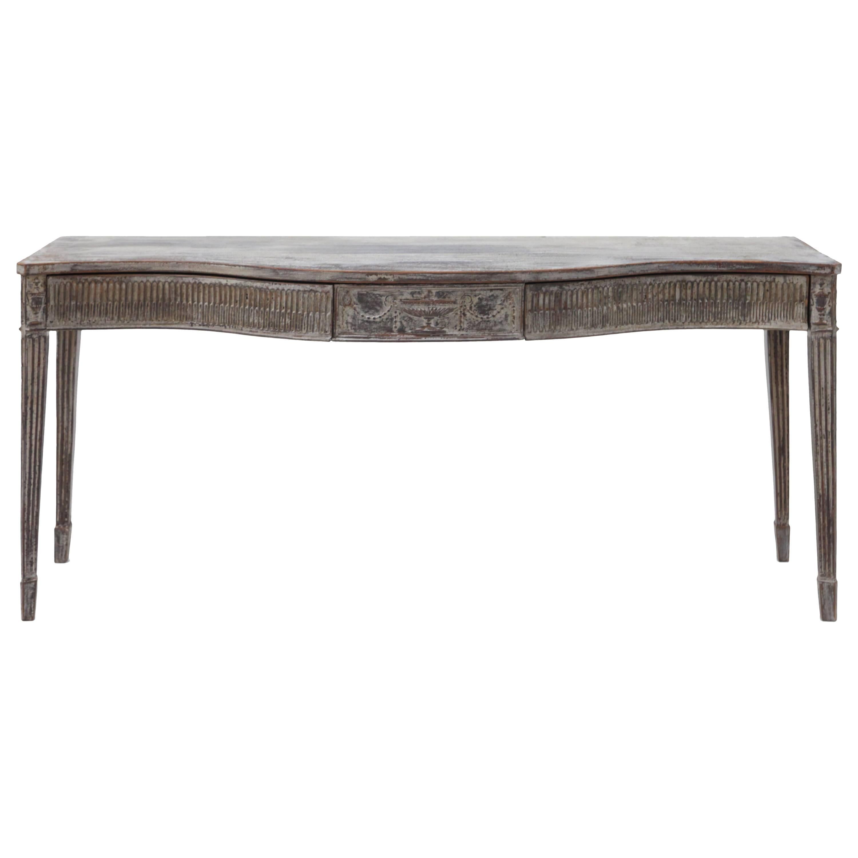 Gustavian Style Console Table, 20th Century
