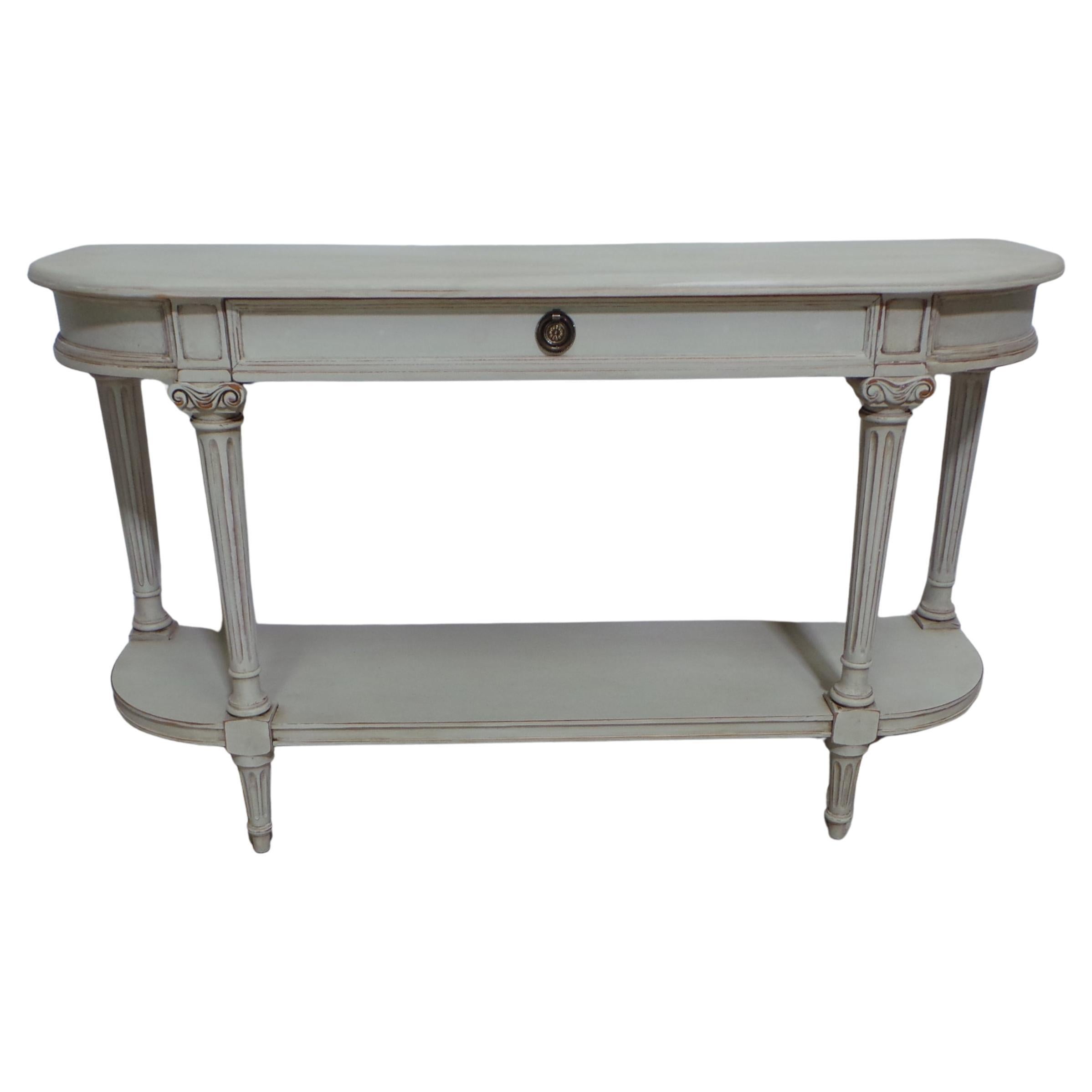 Gustavian Style Console Table