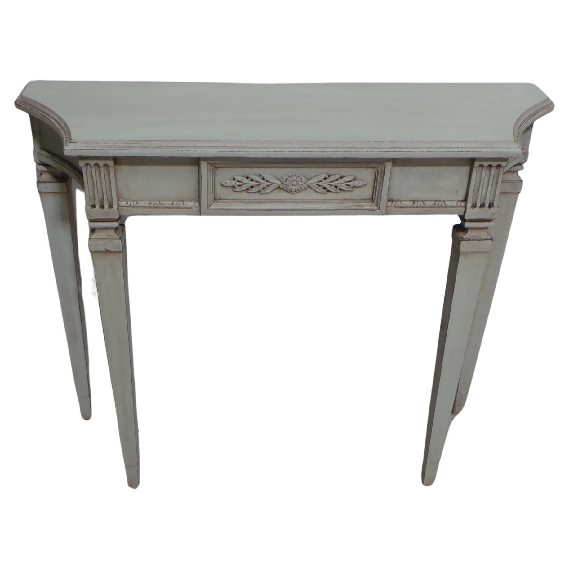 Gustavian Style Console Table For Sale