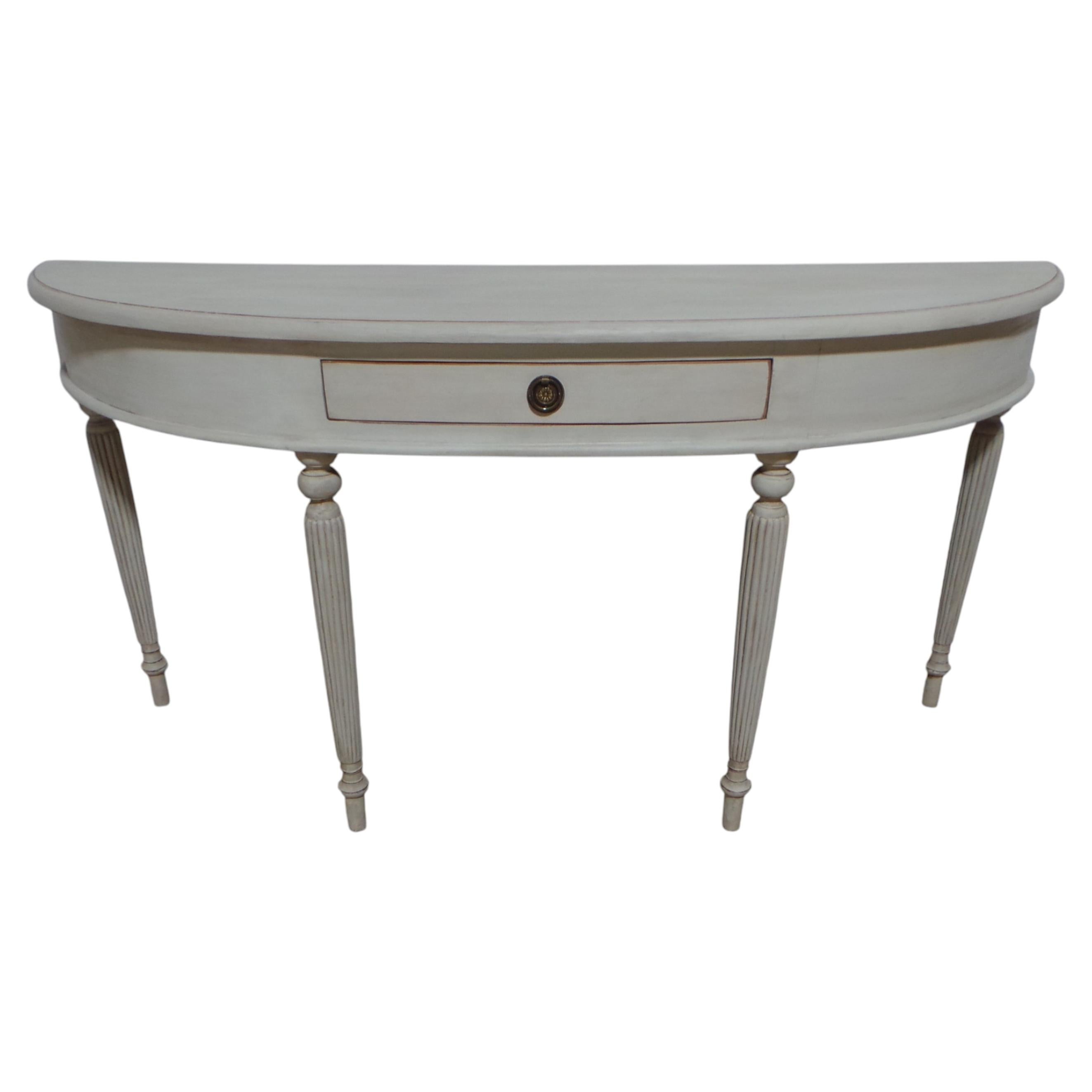 Gustavian Style Console Table