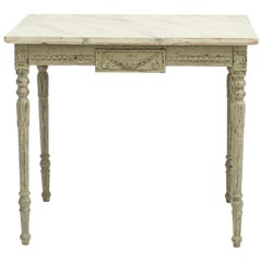 Gustavian Style Freestanding Side Table