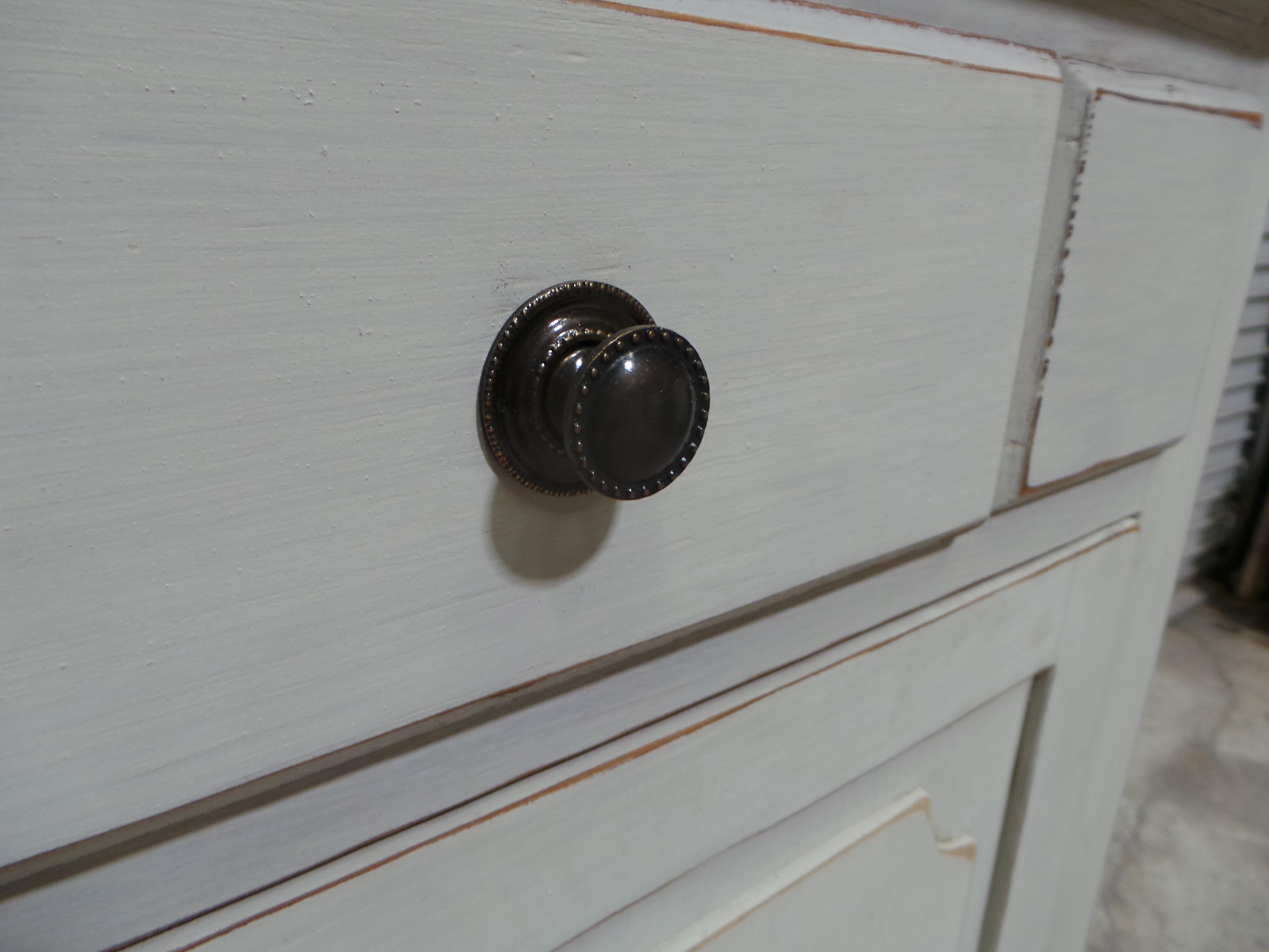 This s a very unique Gustavian style glass top Corner cabinet. it was just restored and repainted with Milk Paints 