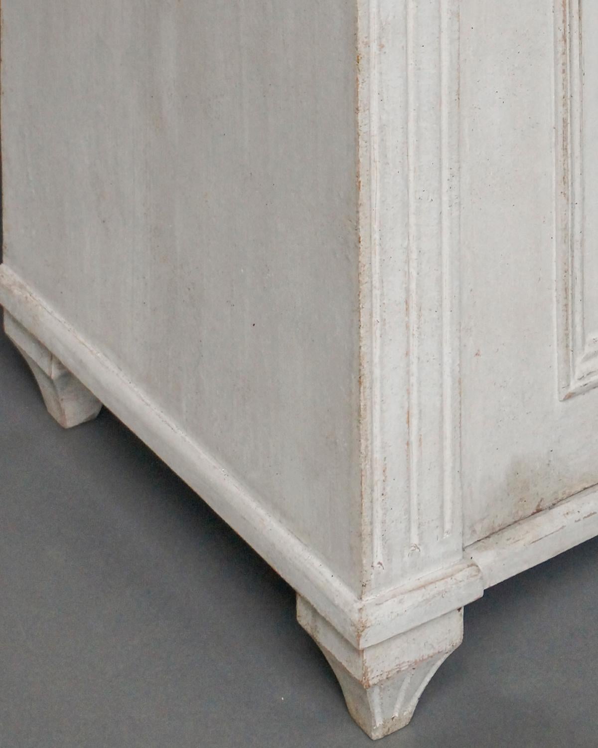 19th Century Gustavian Style Glazed Cabinet / Library