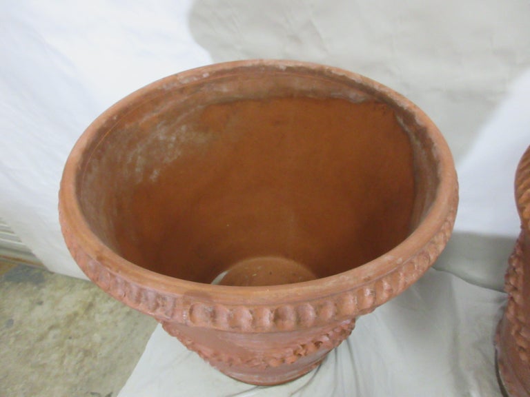 Gustavian Style Italian Terracotta Planters For Sale at 1stDibs