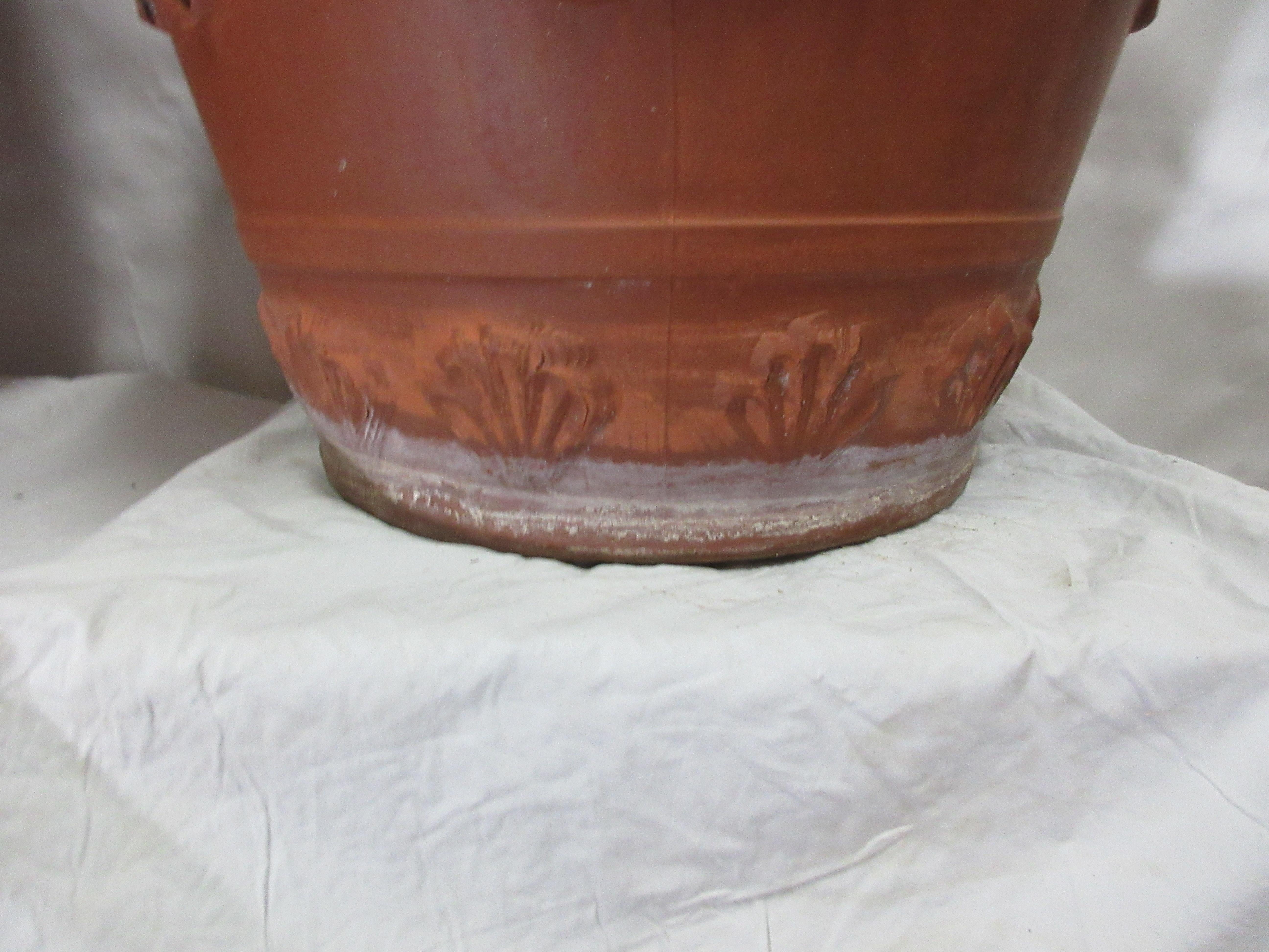 Gustavian Style Italian Terracotta Planters For Sale 2