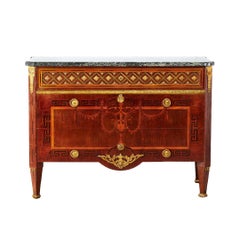 Gustavian-Style Marquetry Cabinet