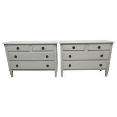 Gustavian Style Matching Chests