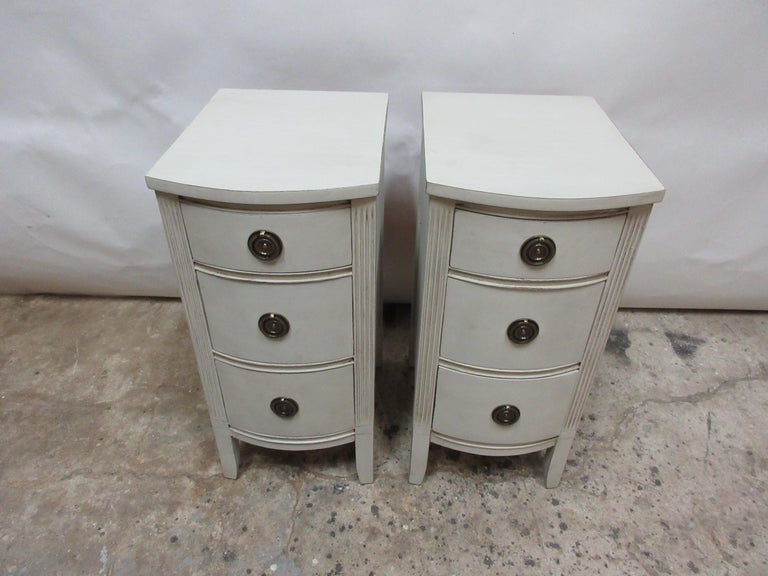 Gustavian Style Nightstands at 1stDibs
