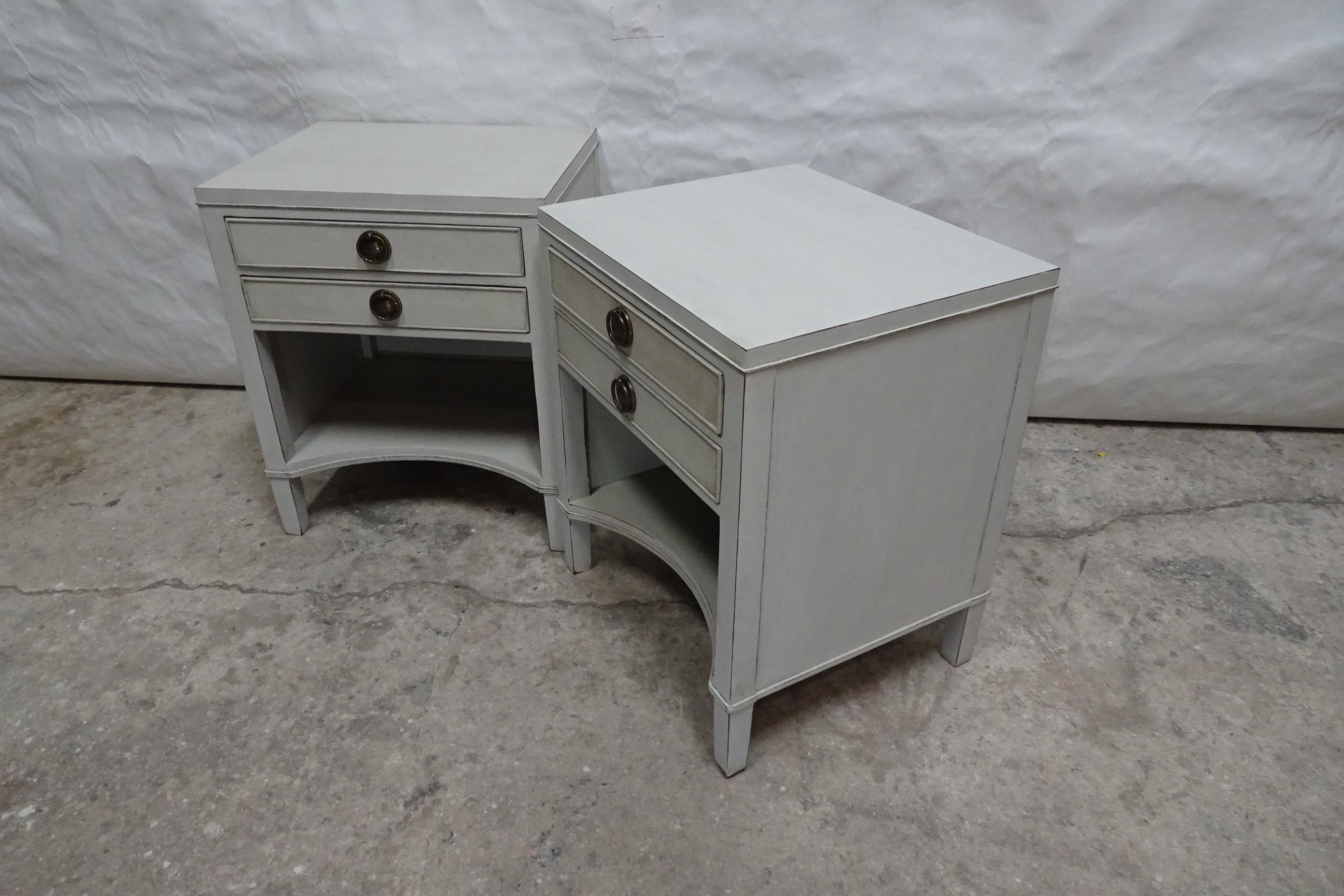 Mid-20th Century Gustavian Style Night Stands For Sale