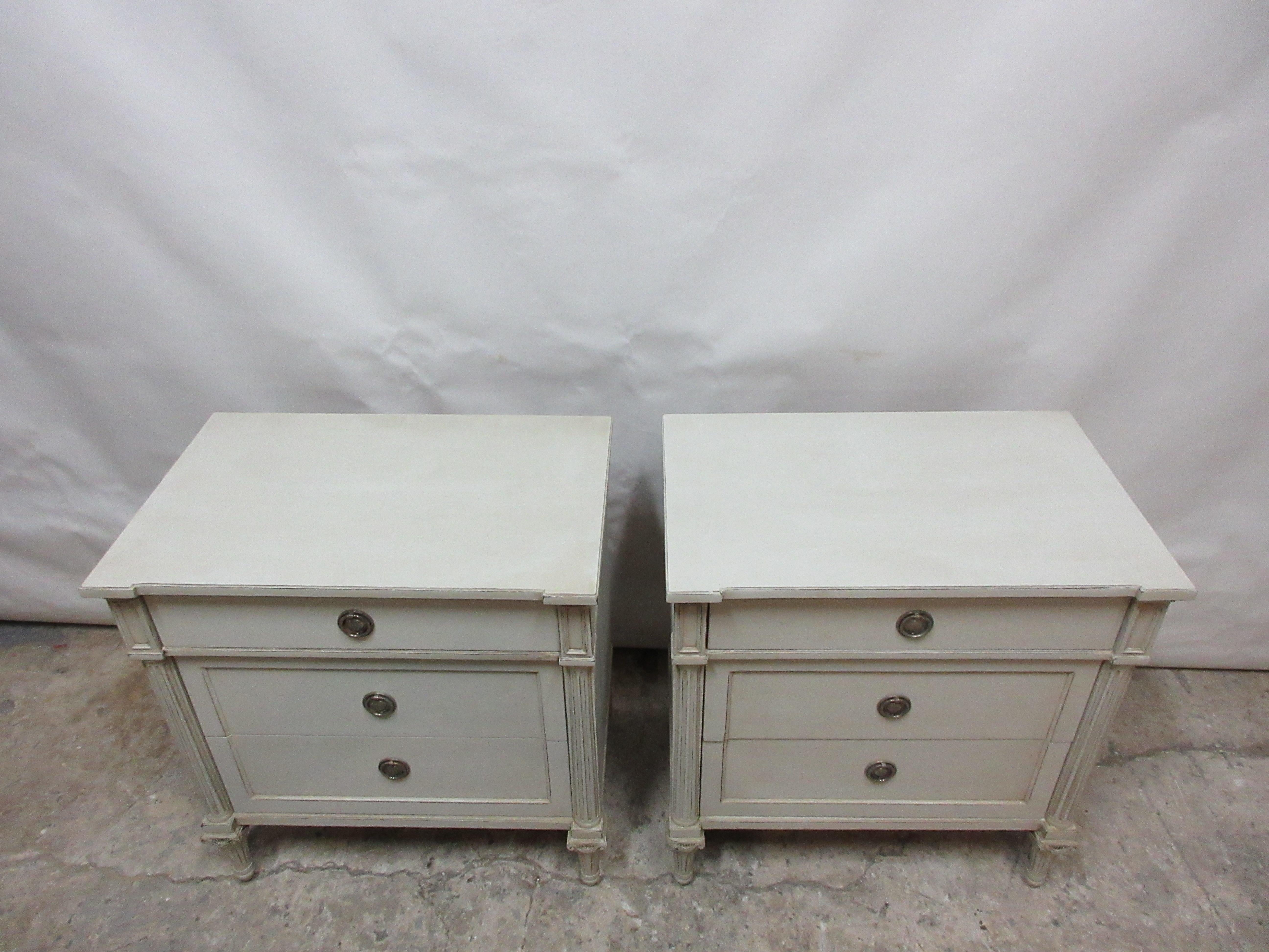 Gustavian Style Nightstands 1