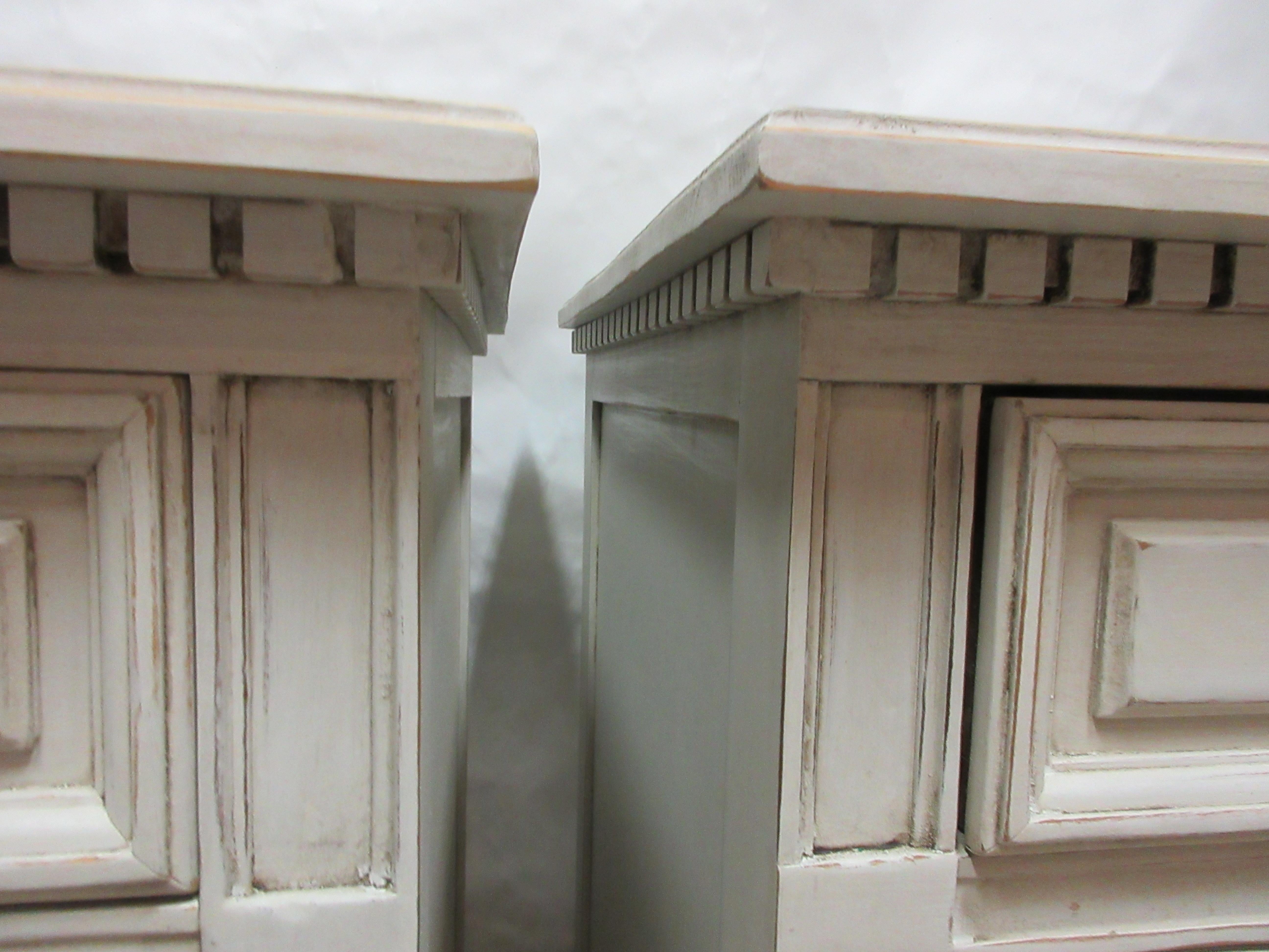 Mid-20th Century Gustavian Style Night Stands  For Sale