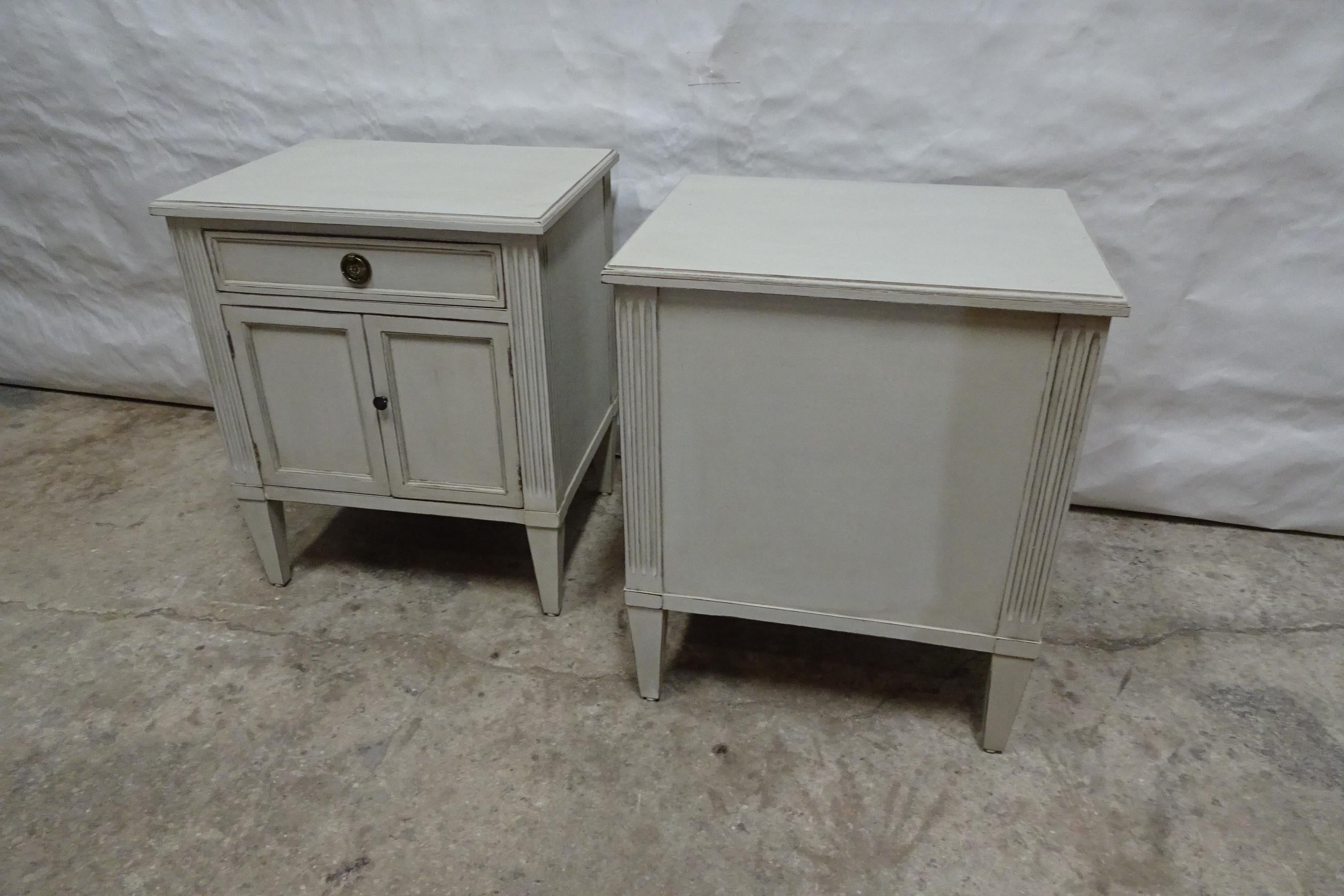 Gustavian Style Night Stands 3