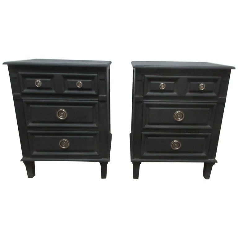 Gustavian Style Nightstands at 1stDibs