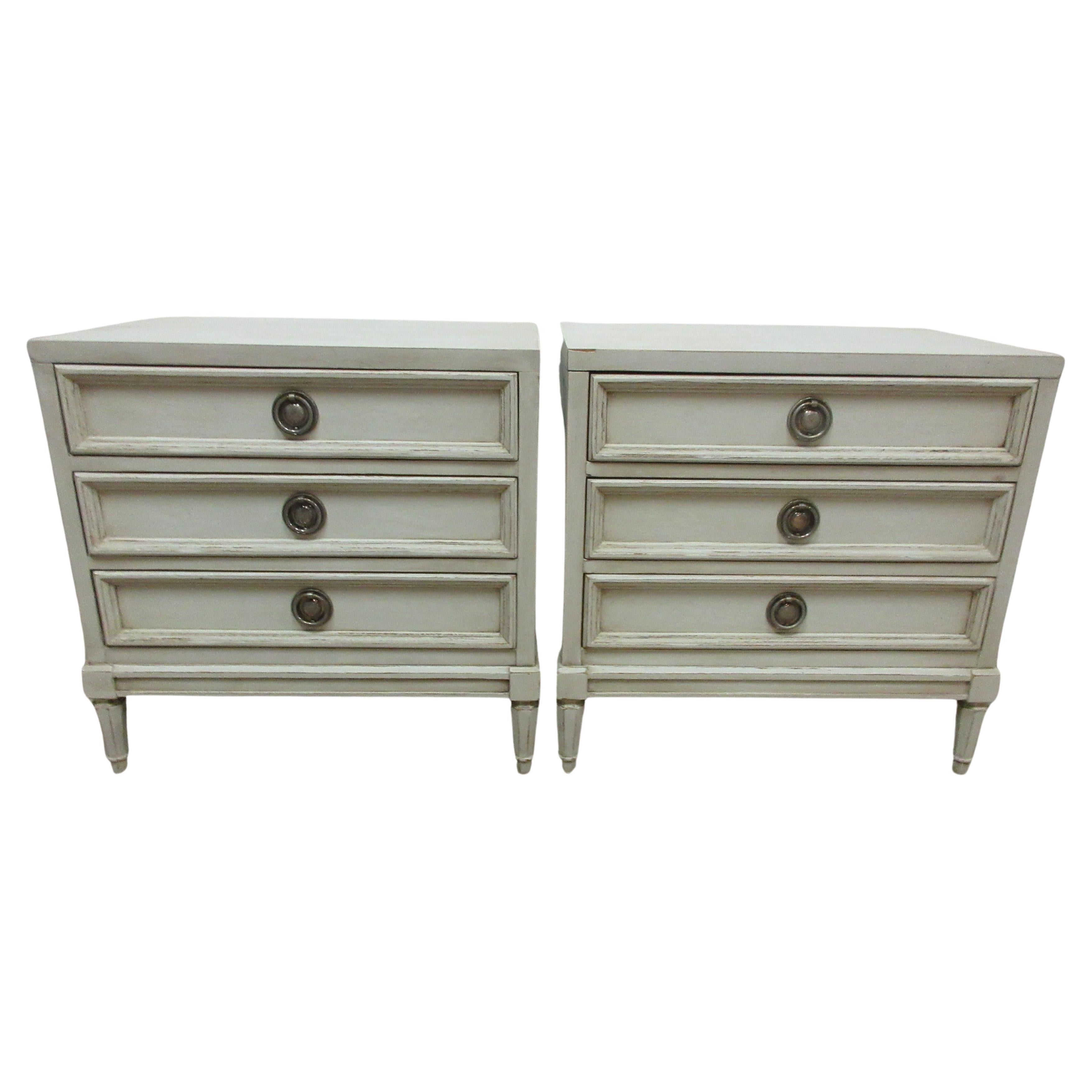 Gustavian Style Night Stands