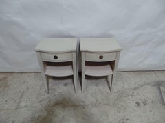 Gustavian Style Open Shelf Nightstands