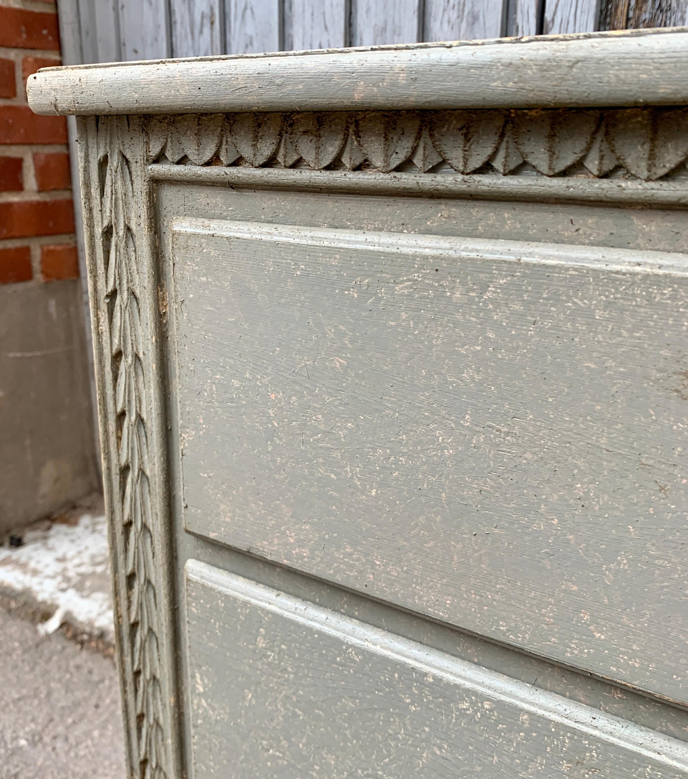 Gustavian Style Painted 3 Drawer Dresser From Sweden 8