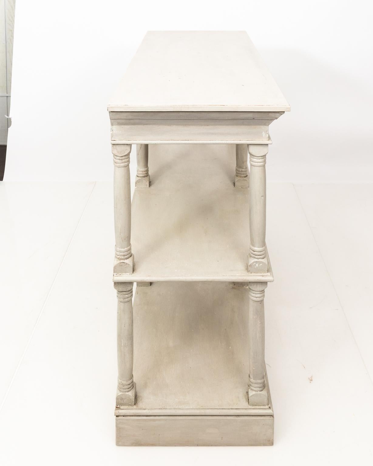 Gustavian Style Painted Console 4
