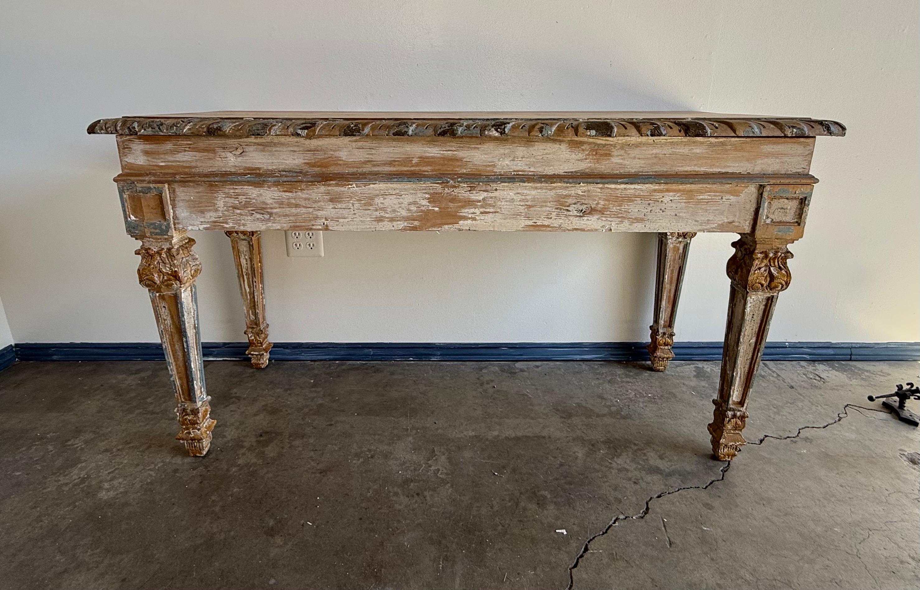 Gustavian Style Painted Console-Pair Available if Needed For Sale 4