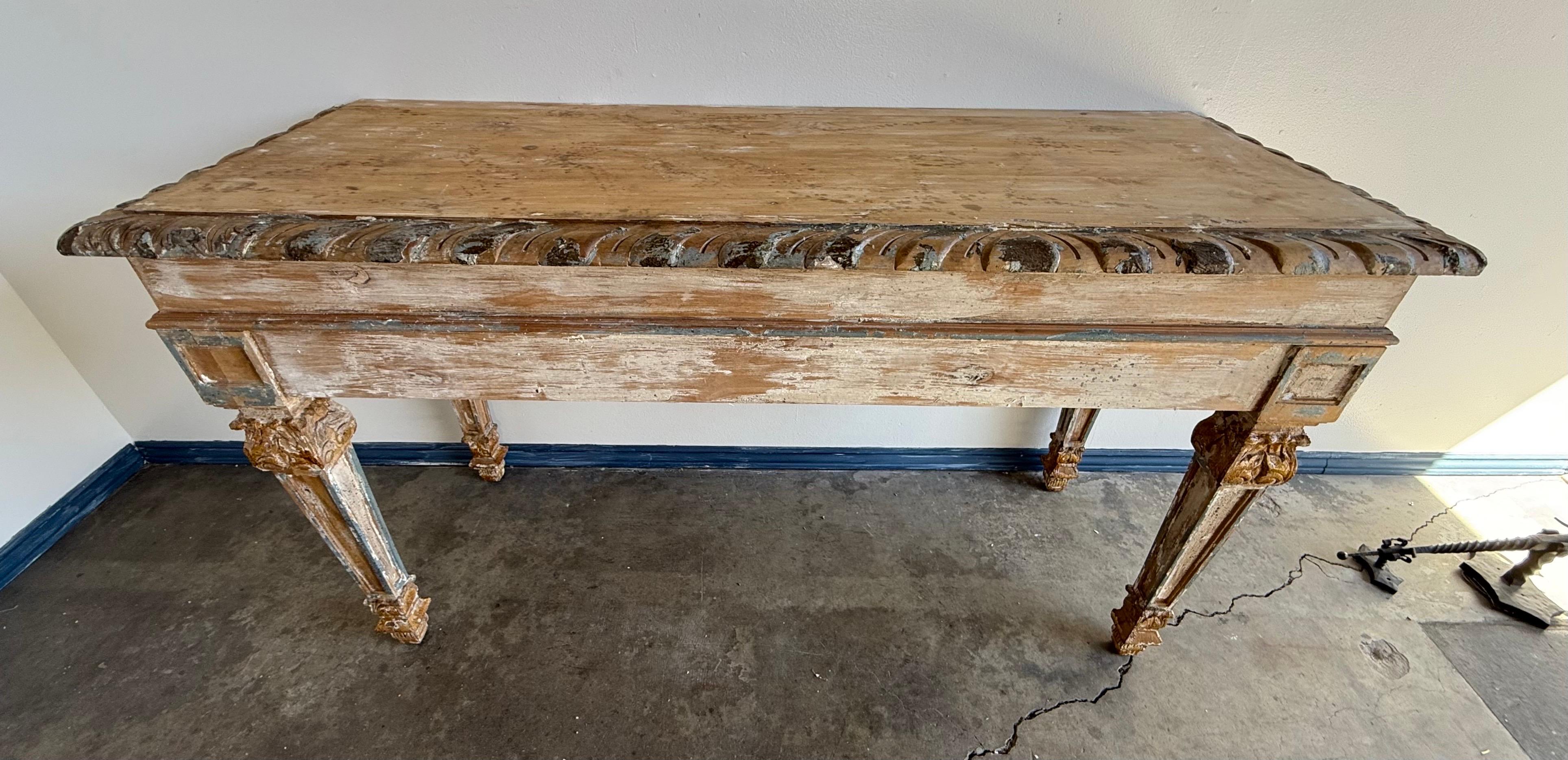 Gustavian Style Painted Console-Pair Available if Needed For Sale 5